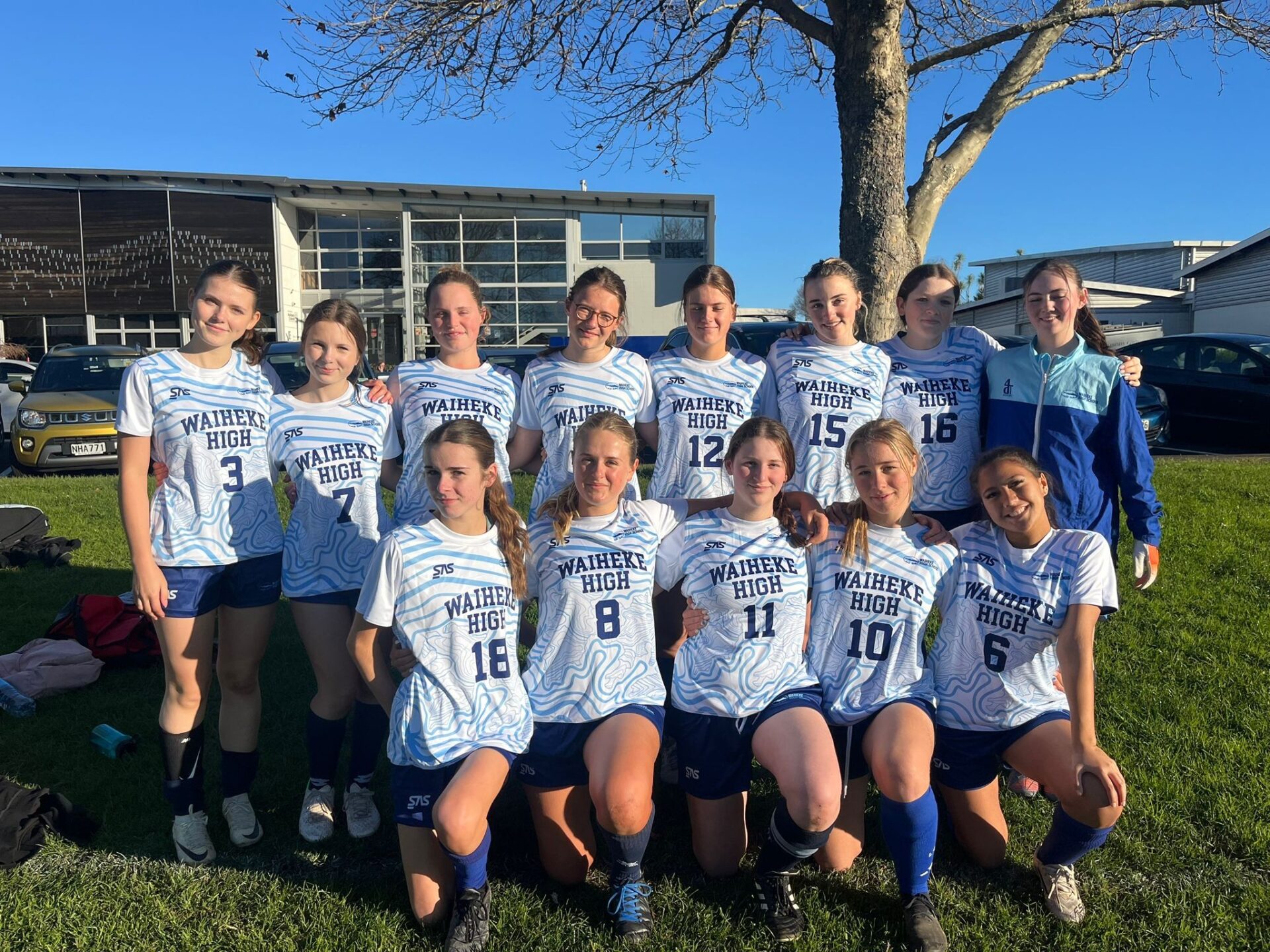 New soccer uniforms girls, Waiheke High School, 2025