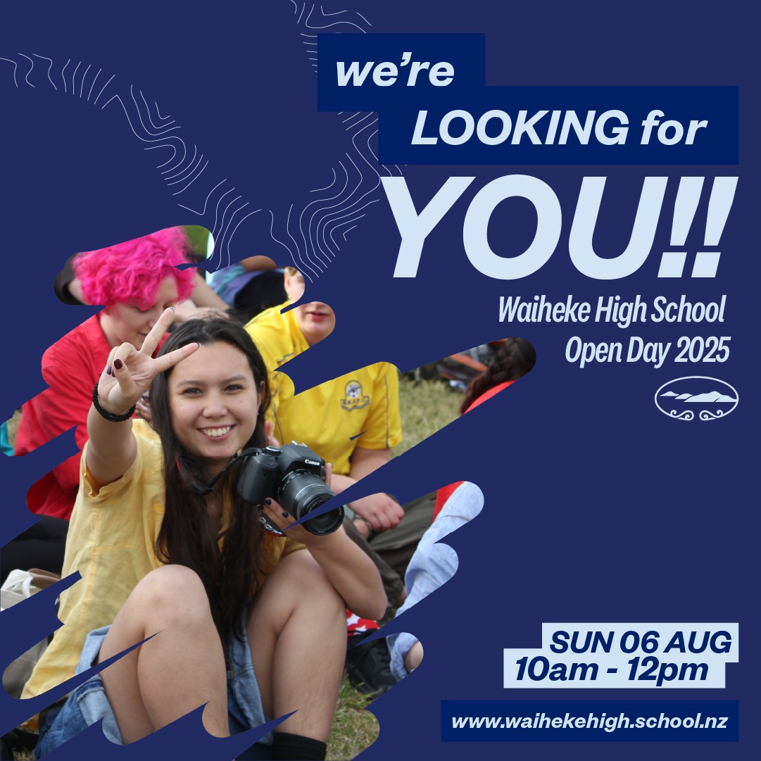 Open Day, Waiheke High School, 2025