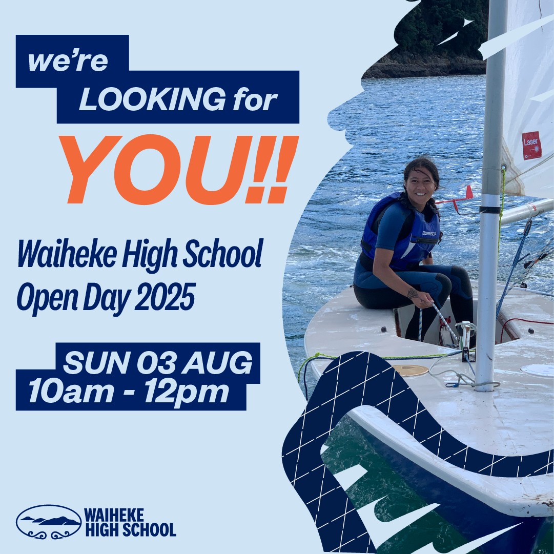 Open Day, Waiheke High School, 2025