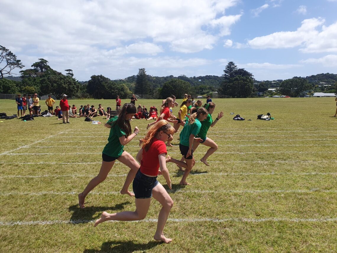 Athletics Day at Waiheke High School