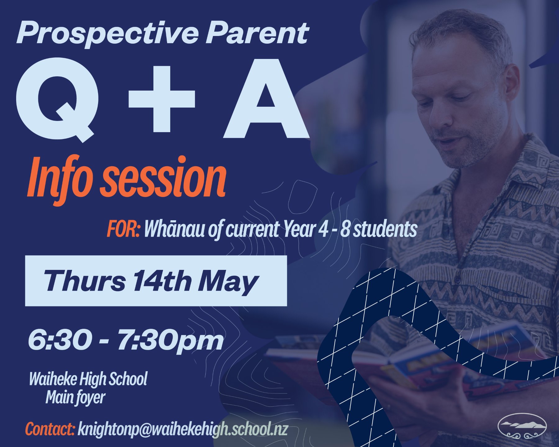 Waiheke High School parent info evening
