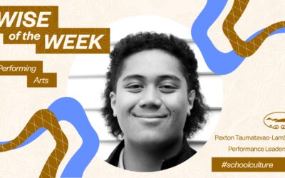 WISE of the Week: Paxton Taumatavao-LamSam, Year 8