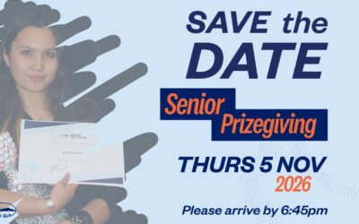 2026 Senior Prizegiving on Thursday 5th November